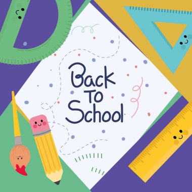 Okula geri dönüş eğitici.