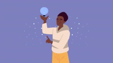 Afro adam ampul karakteri canlandırmasını kaldırıyor