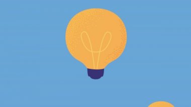 Ampul ışıkları ve kırık desen