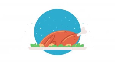 lezzetli turket kutlaması animasyonu