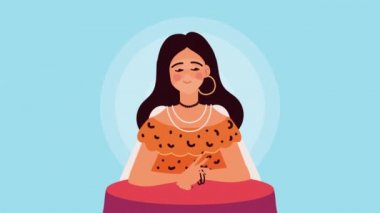 Masa falında cadı animasyon anlatıyor