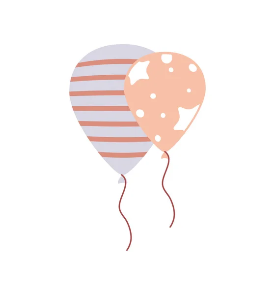 Festa balões decoração — Vetor de Stock
