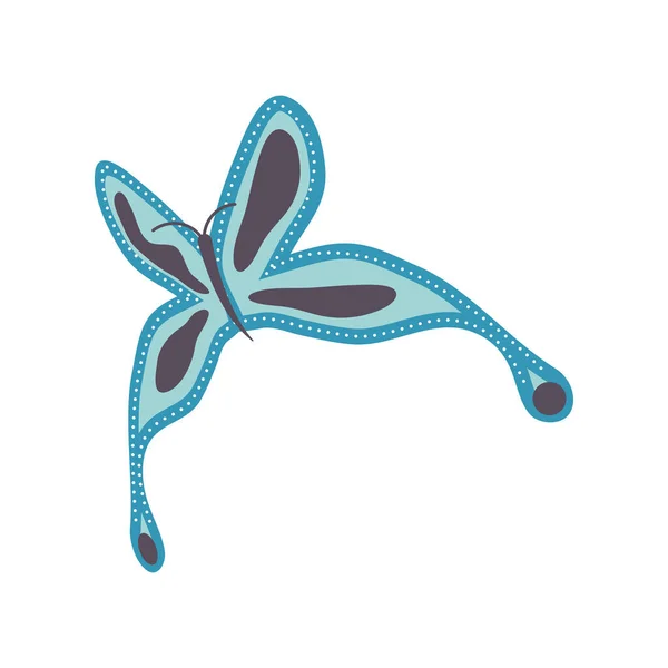 Mariposa insecto icono — Archivo Imágenes Vectoriales