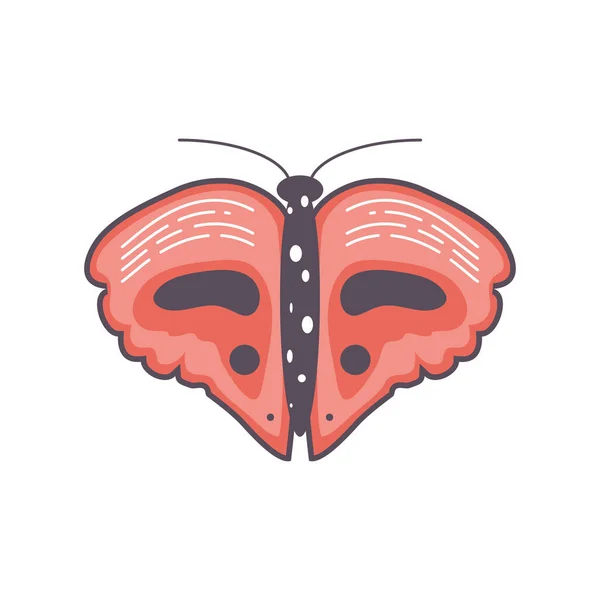 Mooie vlinder icoon — Stockvector