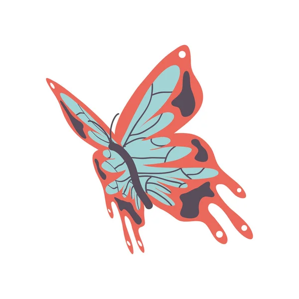 Egzotik kelebek simgesi — Stok Vektör