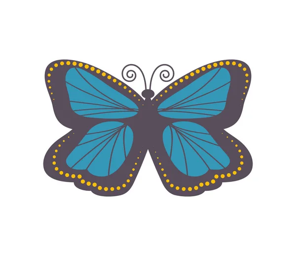 Butterfly vector flat icon — Vetor de Stock