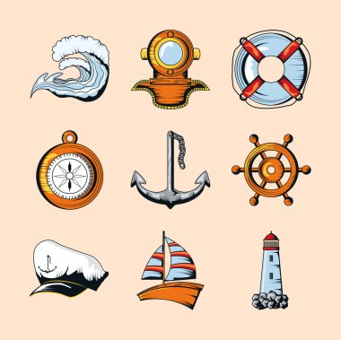 Deniz set simgeleri