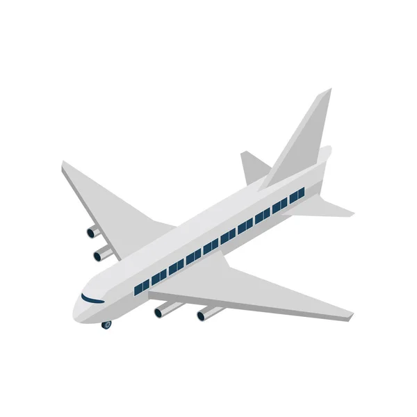 Viajes de transporte de aviones — Vector de stock