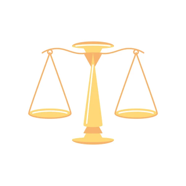 Шкала балансу справедливості — стоковий вектор