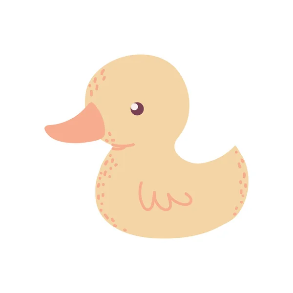 Rubber duck toy icon — Archivo Imágenes Vectoriales
