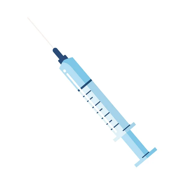 Vaccination syringe medical — Stock vektor