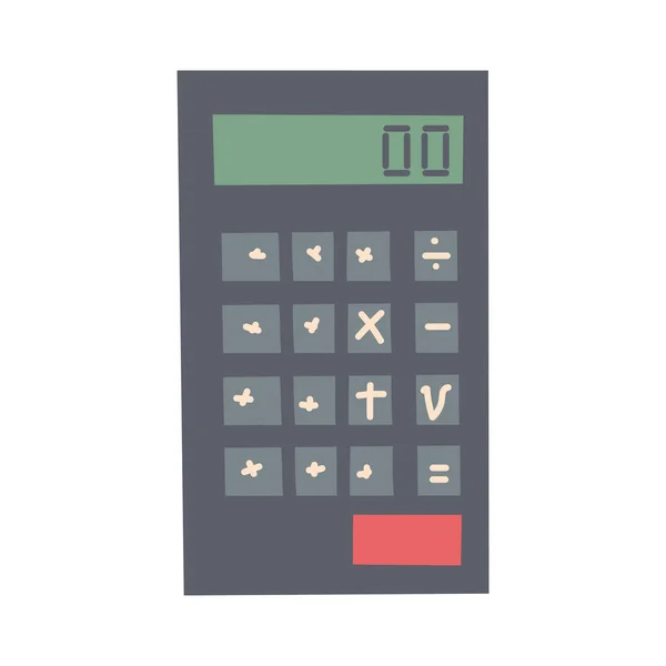 Ícone calculadora financeira —  Vetores de Stock