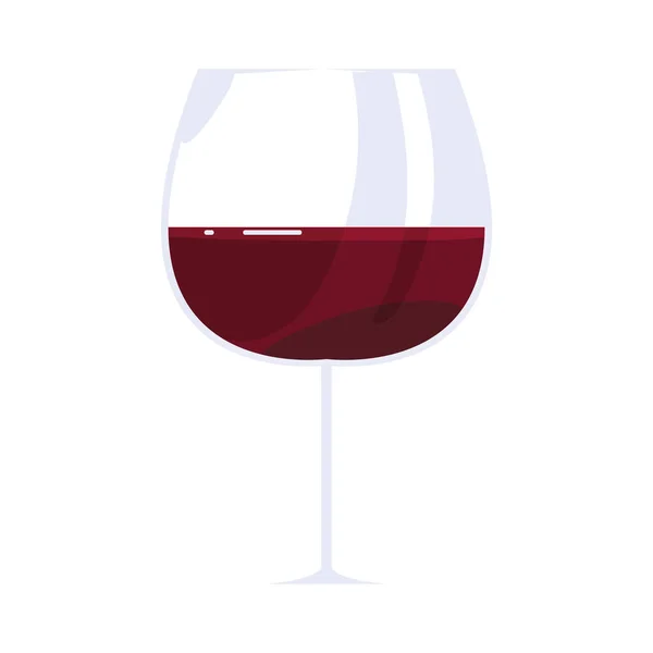 Şarap küresi simgesi — Stok Vektör
