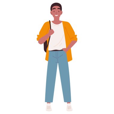 Afro-Amerikalı erkek öğrenci