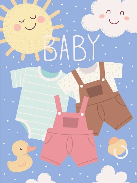 Baby greeting card — Stock Vector