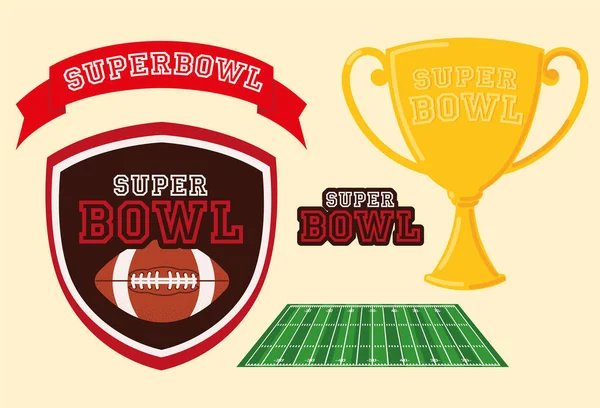 Super bowl competition — Stockvektor