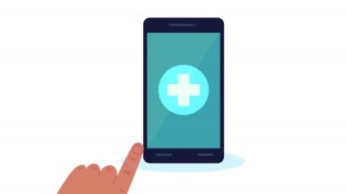 Kardiyoloji uygulaması ile akıllı telefona dokunmak