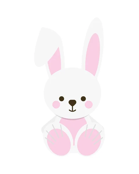 Mignon petit lapin — Image vectorielle