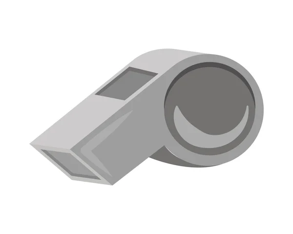 Whistle icon flat — Stock Vector
