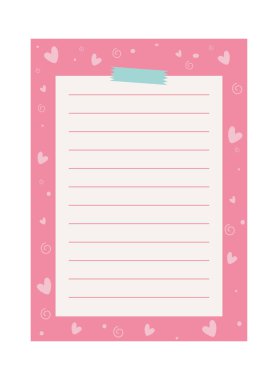 romantik not kağıdı