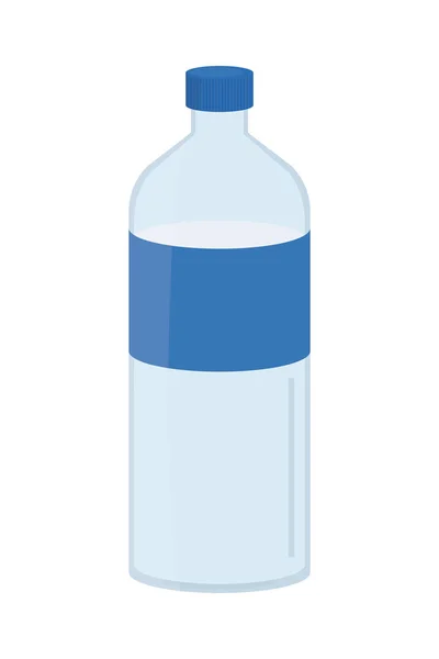 Plastová láhev vody — Stockový vektor
