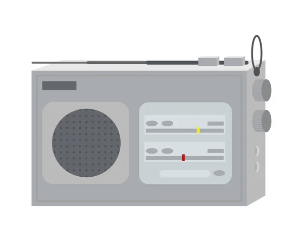 Radio rétro stéréo — Image vectorielle
