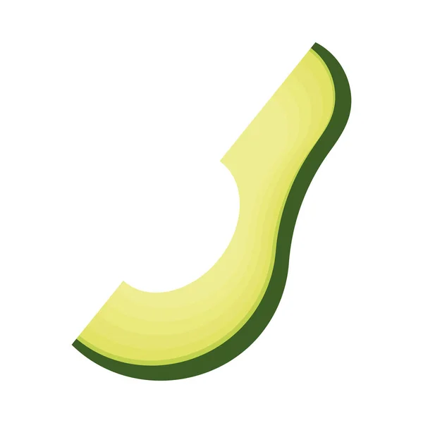 Peça ícone de abacate — Vetor de Stock