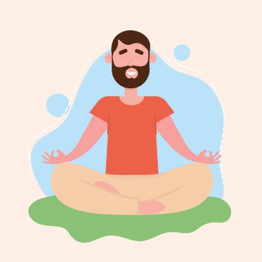 Yoga yapan adam