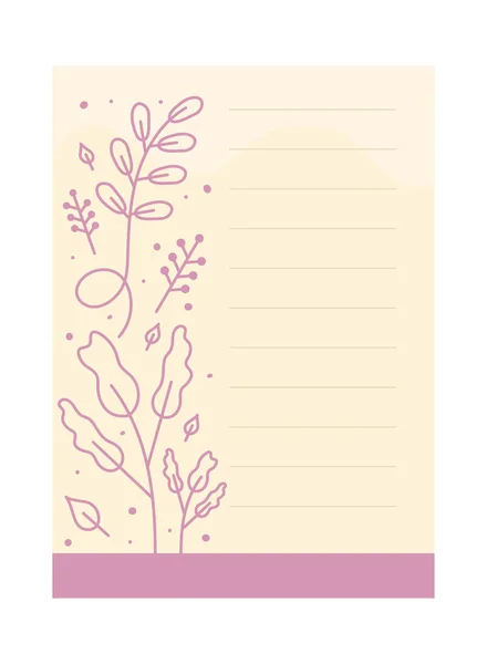 Papier floralen Stil — Stockvektor