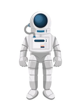 Takım elbiseli astronot.