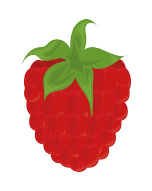 Çilekli meyve ikonu