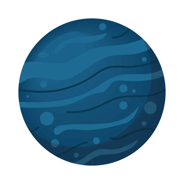Bleu planète espace — Image vectorielle