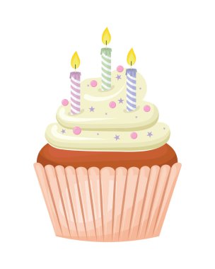 Mumlar ile cupcake