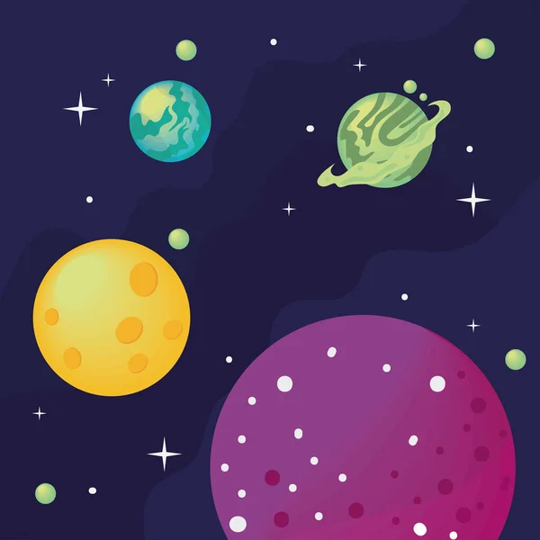 惑星系太陽系 — ストックベクタ