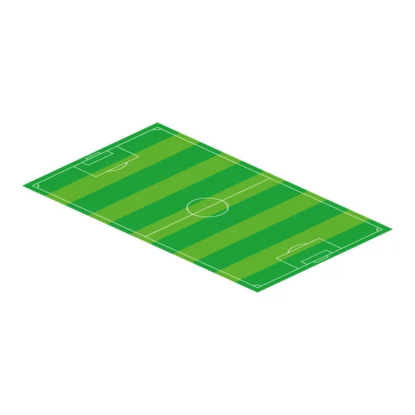 Design de campo de futebol — Vetor de Stock