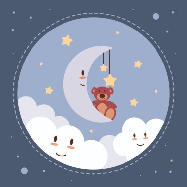 Şirin bebek ayı etiketi