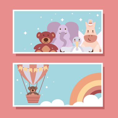 bebek dekorasyon afişleri