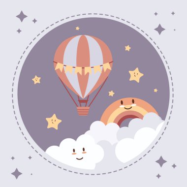 bebek gökkuşağı bulutları