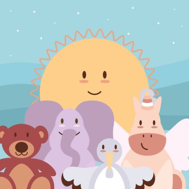 Küçük yavru hayvanlar.