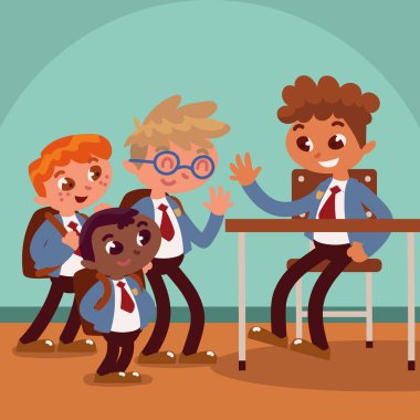 öğrenciler erkek karakterler