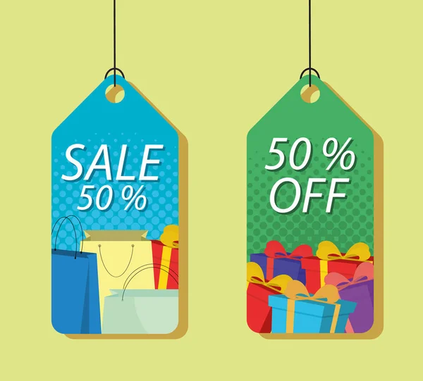 Sale off price tag — Stock Vector