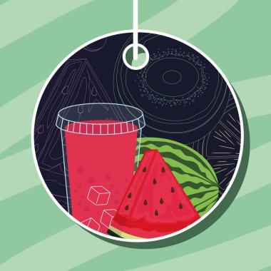 smoothie meyve etiketi