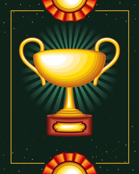 Nagroda trofeum — Wektor stockowy