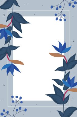 çiçek ve yaprak kenarı