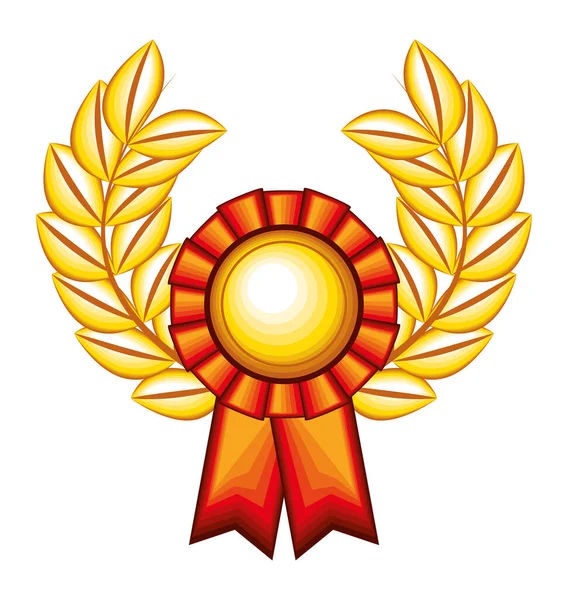 Prix emblème rosette — Image vectorielle