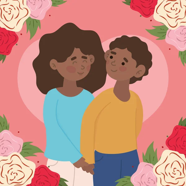 Çizgi film çifti romantik