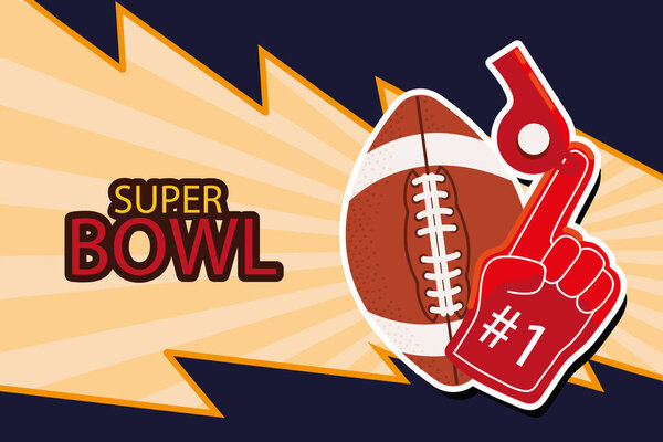 super bowl ball and whistle