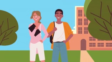 Irklar arası üniversite öğrencileri