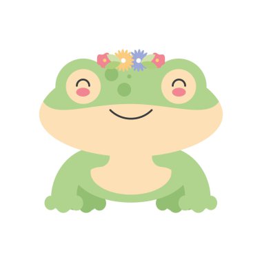 Kurbağa yayı hayvan çizgi film simgesi