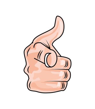 parmak ikonu işaret ediyor